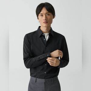 THEORY Men's Sylvain Shirt in Structure Knit